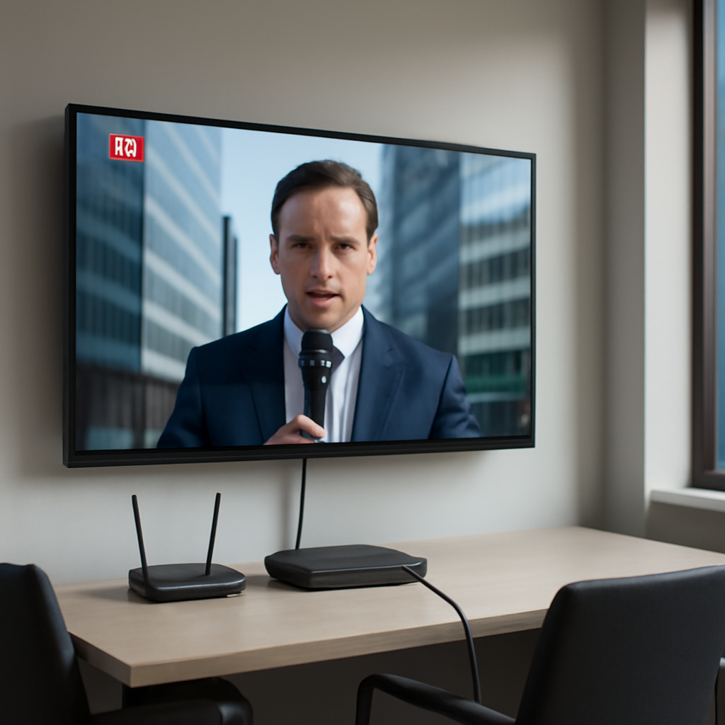 Wi‑Fi ou cabo Ethernet na sala de reunião: como eliminar latência e travamentos na transmissão ao vivo